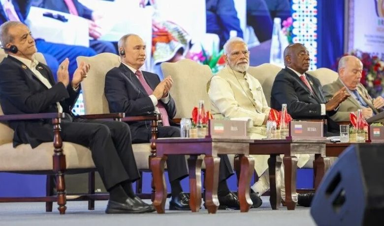 Putin Temui Ramaphosa, Abdel el-Sisi dan Anwar Ibrahim di Sela KTT ke-18 BRICS