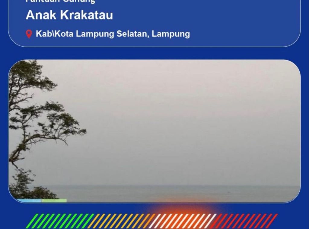 Gunung Anak Krakatau Gempa 9 Detik Hari Ini
