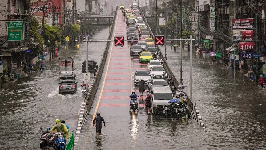 Banjir di Bangkok Berdampak pada 700 Ribu Orang, Sekitar 1.500 Pasien Dievakuasi