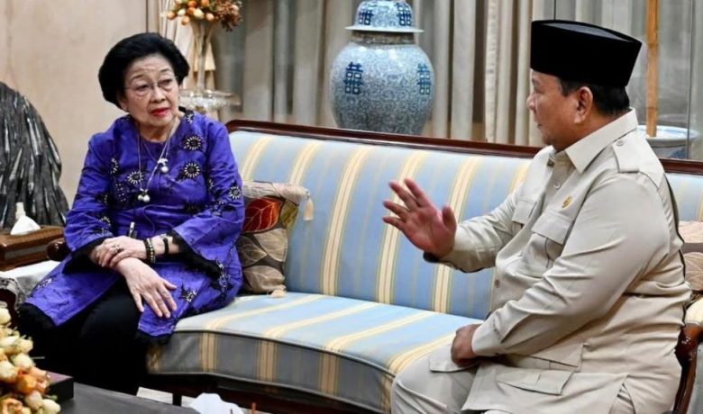 Prabowo Takziah ke Kediaman Megawati Atas Wafatnya Guruh Soekarnoputra