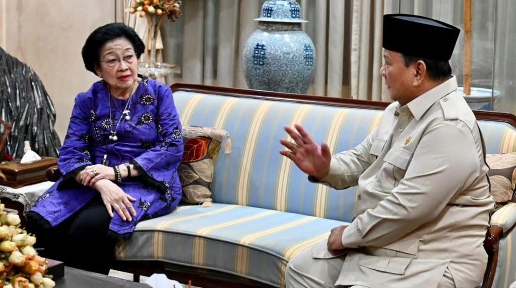 Prabowo Takziah ke Kediaman Megawati Atas Wafatnya Guruh Soekarnoputra