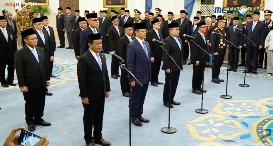 Reshuffle Jilid 7, Berikut Menteri hingga Kepala Badan yang Dilantik Presiden Hari Ini