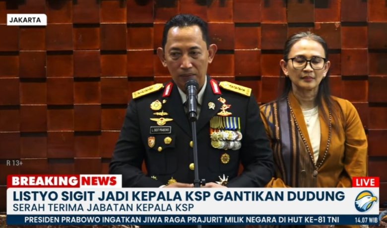 Resmi Gantikan Dudung, Listyo Siap Emban Amanah sebagai KSP
