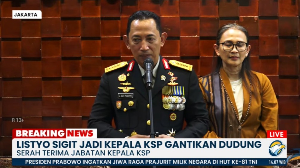 Resmi Gantikan Dudung, Listyo Siap Emban Amanah sebagai KSP