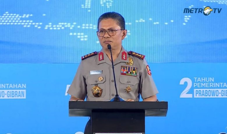 Wakapolri Kenalkan Salam Polisi Baru di Acara 2 Tahun Prabowo-Gibran Metro TV
