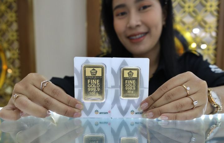 Harga Emas Antam Masih Dibanderol Rp2,572 Juta/Gram Hari Ini