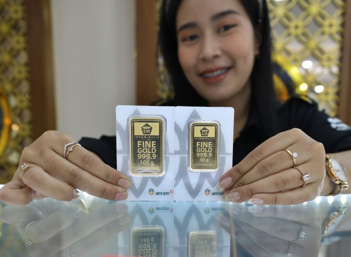 Harga Emas Antam Masih Dibanderol Rp2,572 Juta/Gram Hari Ini
