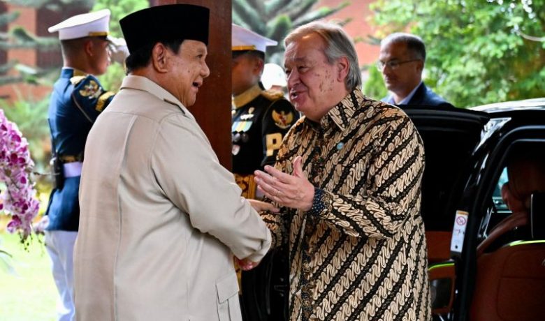 Sekjen PBB António Guterres Bermalam di Hambalang