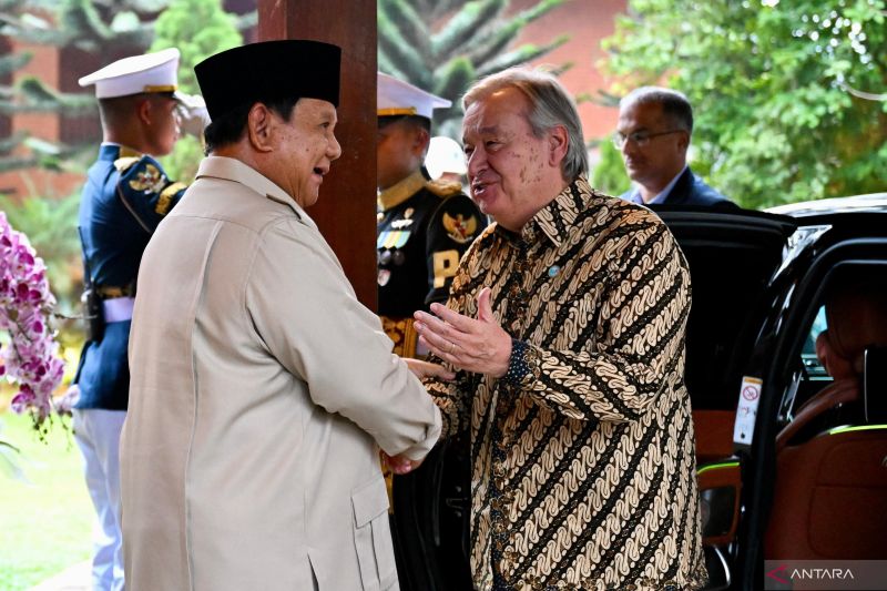 Sekjen PBB António Guterres Bermalam di Hambalang
