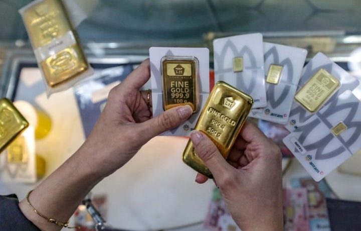 Harga Emas Antam Naik Tipis Jadi Rp2,574 Juta, Buyback Rp2,389 Juta/Gram