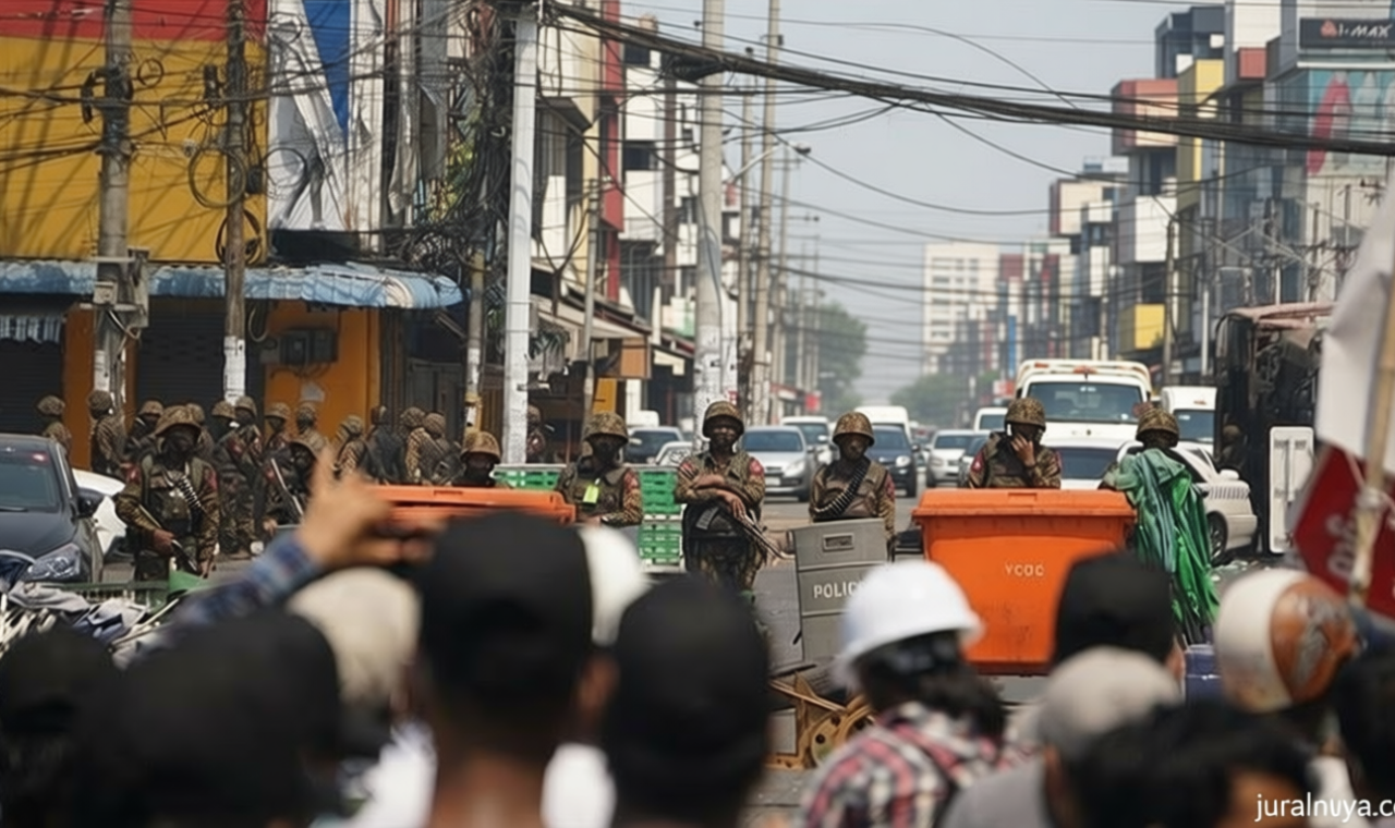 Korban Tewas Konflik Myanmar Sejak Kudeta 2021 Lampaui 100 Ribu Orang