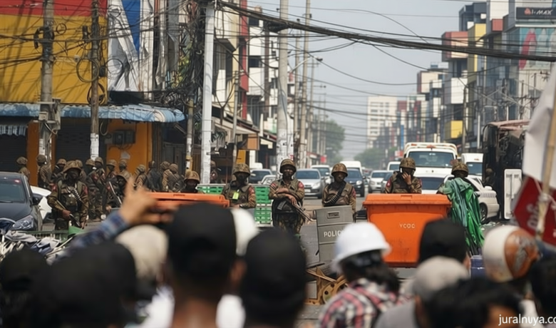 Korban Tewas Konflik Myanmar Sejak Kudeta 2021 Lampaui 100 Ribu Orang