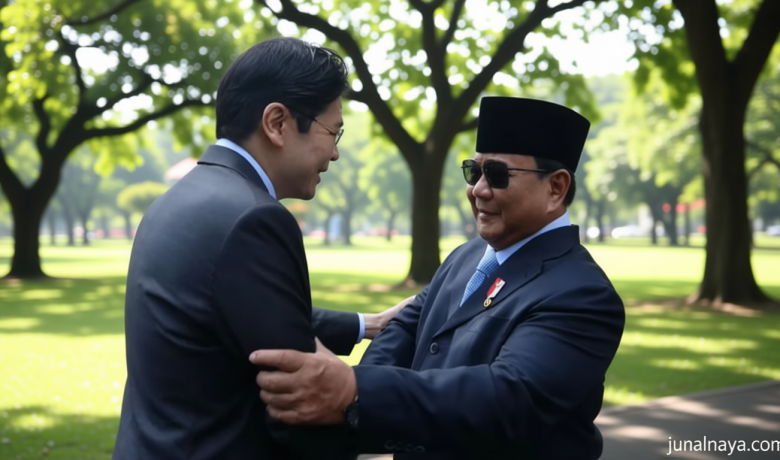 Meeting Results: Momen Hangat Presiden Prabowo Sambut PM Singapura Lawrence Wong