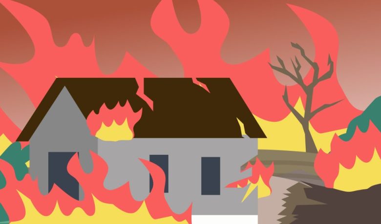Kebakaran Melanda Sebuah Rumah di Jakarta Barat