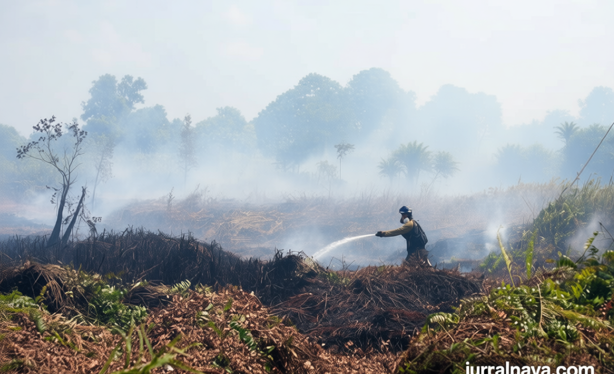 Pusat Rehabilitasi Orang Utan di Kalbar Terancam Karhutla