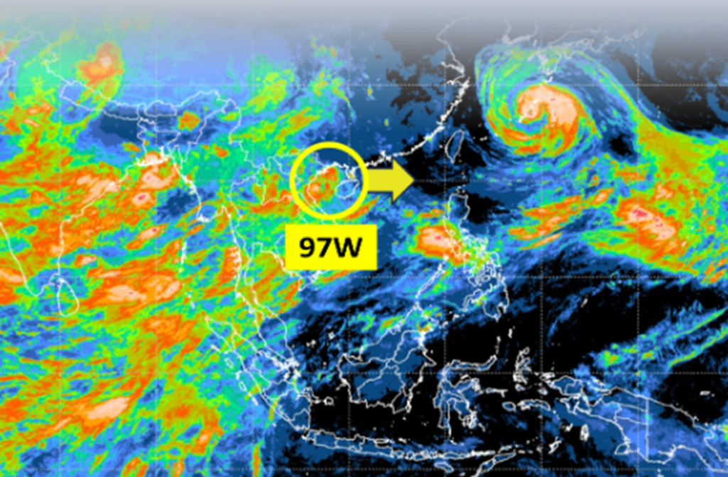 Bibit Siklon 97W Terdeteksi, 3 Wilayah Terancam Gelombang Tinggi 2,5 Meter