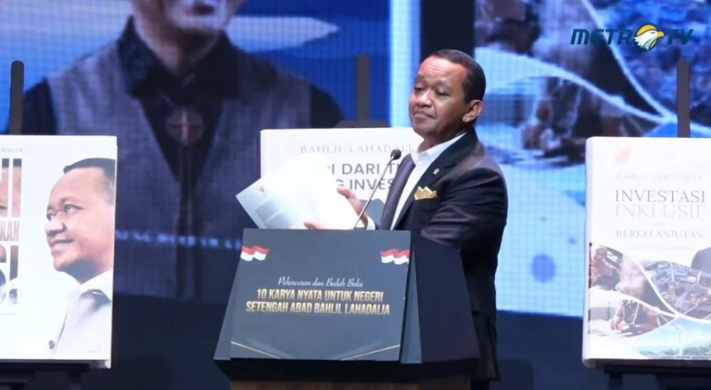 Bahlil Luncurkan Buku ’10 Karya Nyata untuk Negeri’ Bahas Perjalanan hingga Hilirisasi