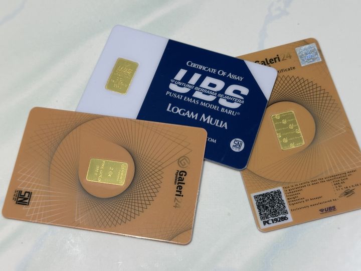 Emas UBS dan Galeri 24 di Pegadaian Naik di Atas Rp50 Ribu, Cek Harga Selengkapnya