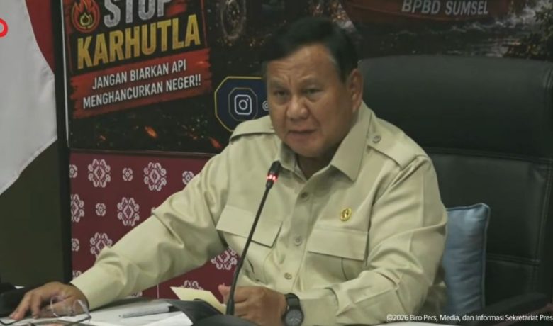 Presiden Prabowo Lirik Tepung Ubi untuk Meredam Karhutla