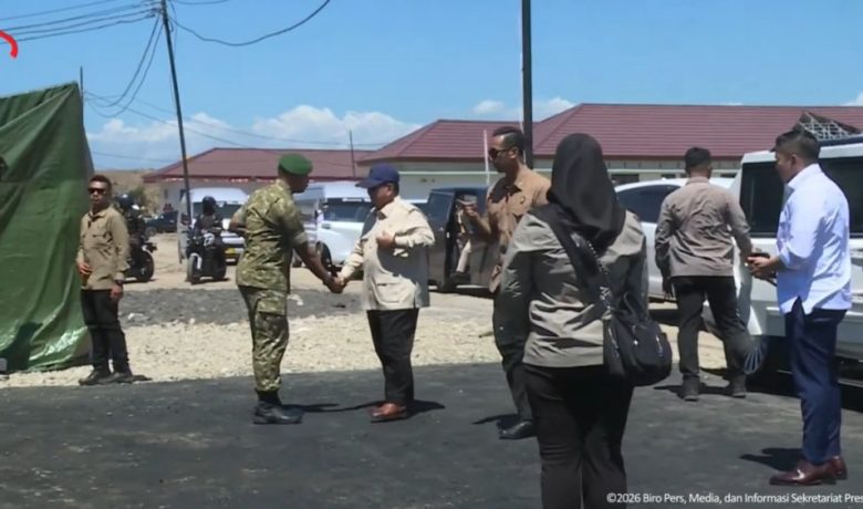 Presiden Prabowo Tiba di Nagekeo Tinjau Penanganan Pascagempa NTT
