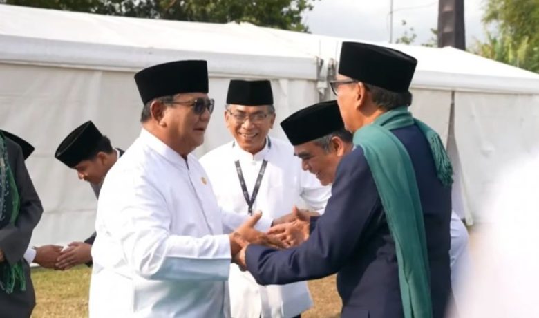 Presiden Prabowo Subianto Tiba di Jombang Hadiri Muktamar ke-35 NU