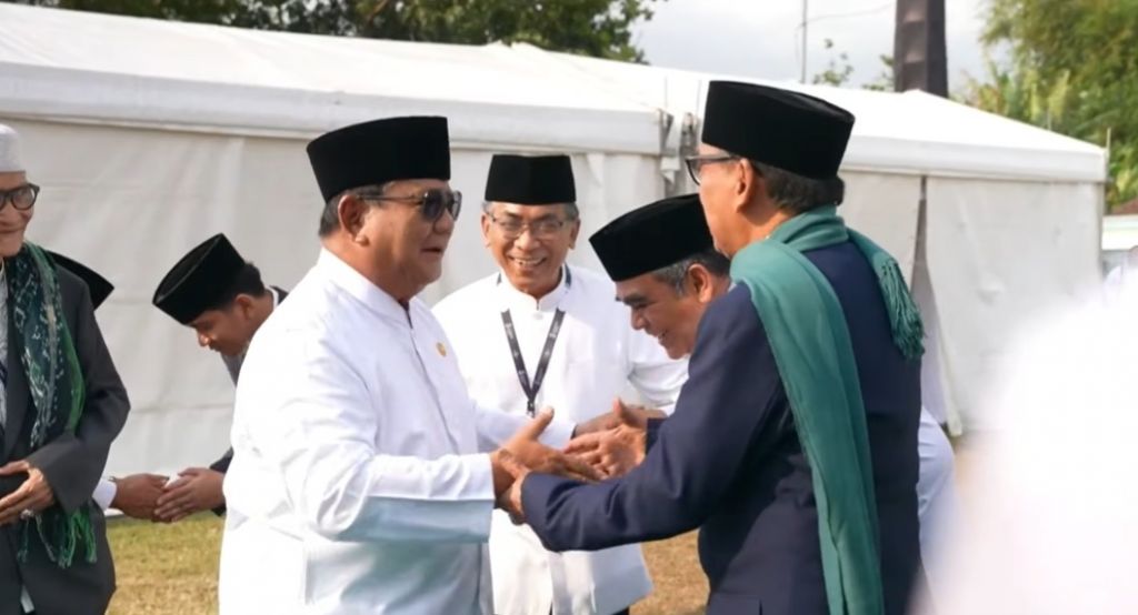 Presiden Prabowo Subianto Tiba di Jombang Hadiri Muktamar ke-35 NU